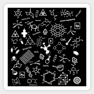 Chemistry Background 3 Sticker